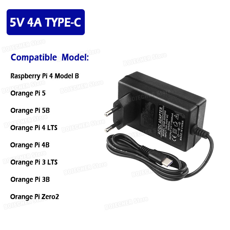 5V 4A USB C Charger For Raspbe - Banana Pi Bpi-M5 评论和价格
