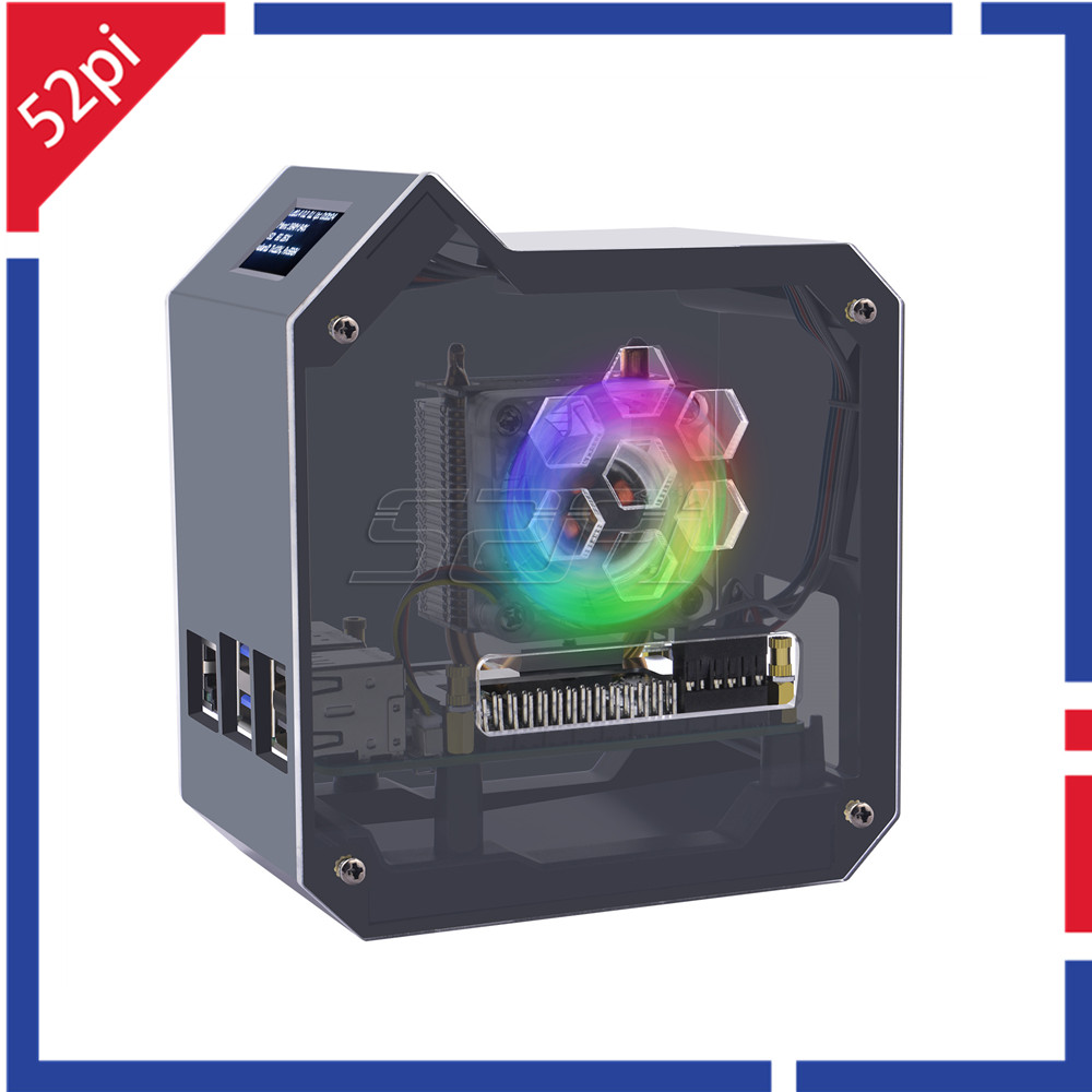 52Pi Raspberry Pi 5 ABS Mini T - Raspberry Pi 5 8Gb Kit 评论和价格