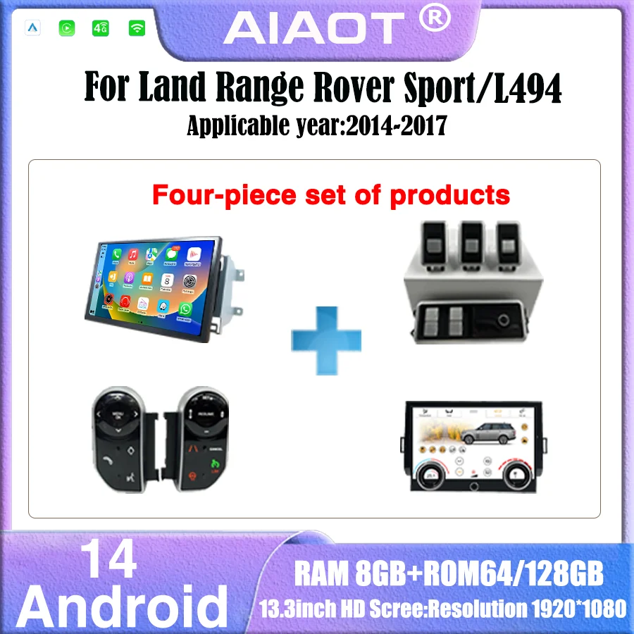 13.3inch Android14 Carplay Mul - Khadas Vim4 8Gb 评论和价格
